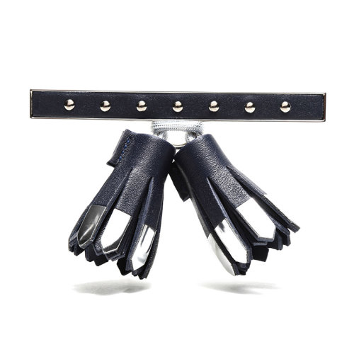 Longchamp/珑骧 女士GAME ON系列金属配皮挂饰 34037 EYN