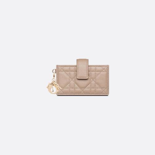  DIOR迪奥 22年秋冬 女士 卡包 Porte-cartes a goussets Lady Dior S0074ONMJ_M45U