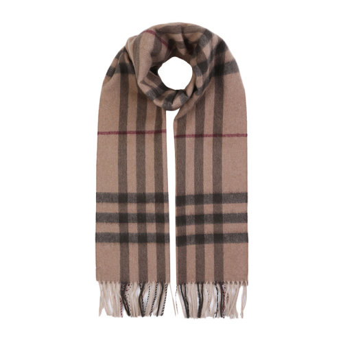 BURBERRY/博柏利  巴宝莉 女士卡其色羊绒围脖围巾 3743227