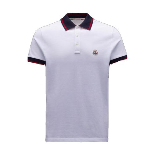  MONCLER蒙可蒙克莱 22年秋冬 男士 短袖Polo Logo Polo Shirt H20918A0000984556001