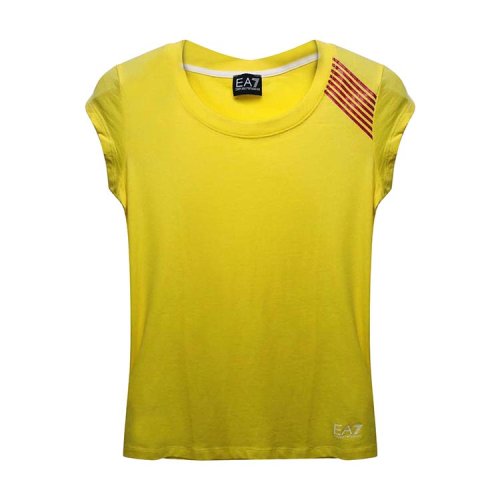 Emporio Armani/安普里奥阿玛尼 黄色女士短袖T恤