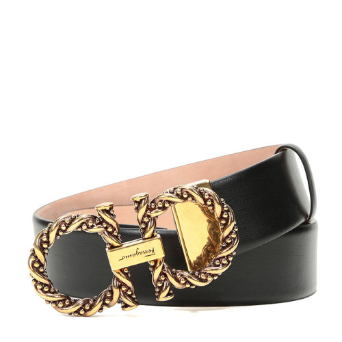 Salvatore Ferragamo/菲拉格慕 女士牛皮板扣式皮带腰带 23B693