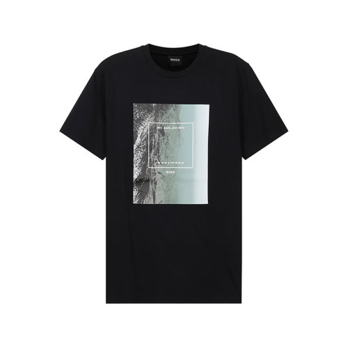 HUGO BOSS/雨果博斯【22春夏新款】男士棉质圆领短袖T恤 50465384