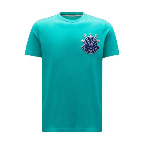  MONCLER蒙可蒙克莱 22年秋冬 男士 短袖T恤 Logo T-Shirt H20918C000198390T81R