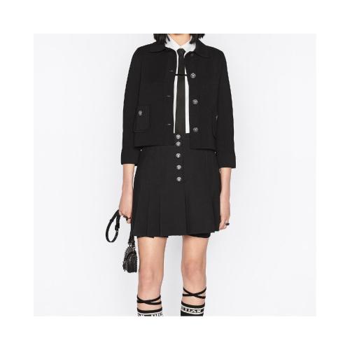  DIOR迪奥 22年春夏 女士 半身裙 褶裥迷你裙 241J27A1166_X9000