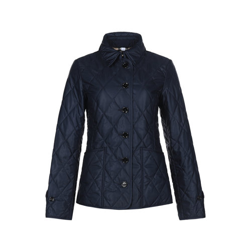 BURBERRY/博柏利 2021款 女士棉服 女款聚酯纤维菱形绗缝温控棉服外套 80342481