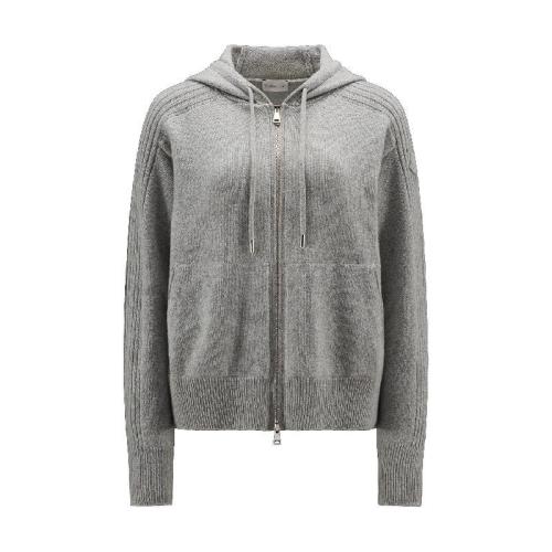  MONCLER蒙可蒙克莱 22年秋冬 女士 针织衫 Cashmere Blend Hoodie H20939B00014M2079930