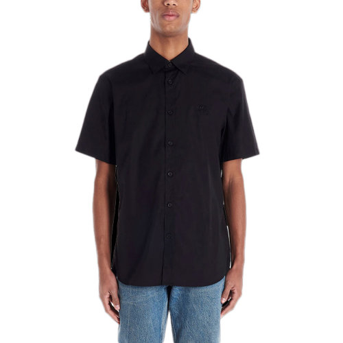 BURBERRY/博柏利  男装 服装 黑色棉质 男士短袖衬衫 8025764