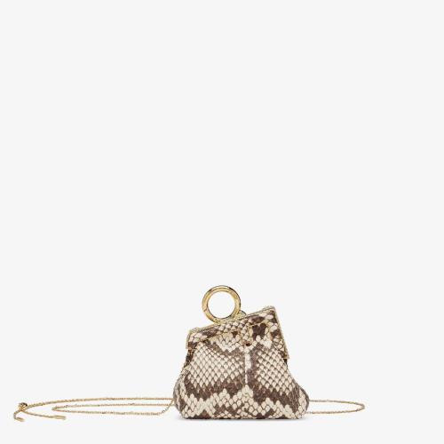 FENDI芬迪 22年春夏 女士 挂饰 Nano Fendi First Charm 7AS051AHJIF1FI2