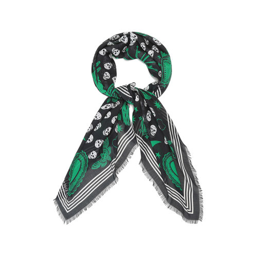 Alexander McQueen/亚历山大麦昆  女士莫代尔纤维围巾披肩 665607 3418Q