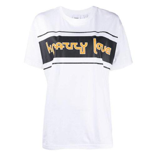  BURBERRY/博柏利 女士白色棉质短袖T恤 80360411 PLFSX