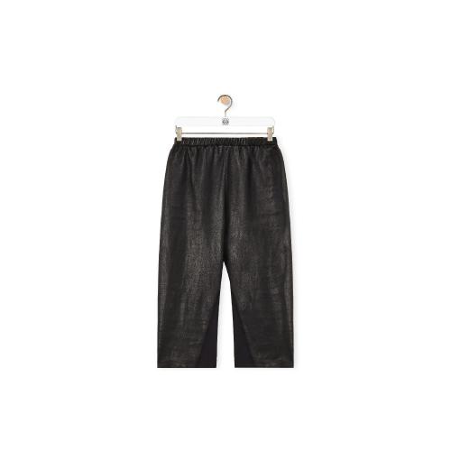  LOEWE罗意威 22年秋冬 女士 短裤 Cycling shorts in nappa and cotton S540Y20L36-1100