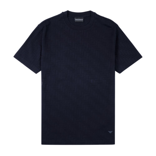 Emporio Armani/安普里奥阿玛尼 蓝色 男士短袖T恤 3K1TQ2-1JGYZ-09A2