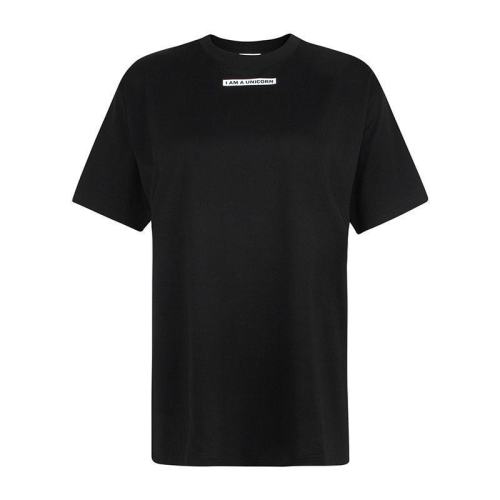  BURBERRY/博柏利 女士黑色棉质短袖T恤 80171151