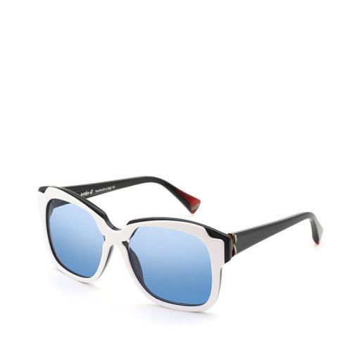 2ND FRAME/框框 白黑色蝴蝶框太阳镜 7099016X