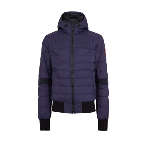 CANADA GOOSE/加拿大鹅 经典款 Cabri系列 男士蓝色防水面料羽绒连帽衫2208M-BLEU