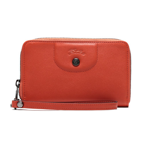 Longchamp/珑骧 女士LEPLIAGECUIR系列羊皮钱包钱夹3615757