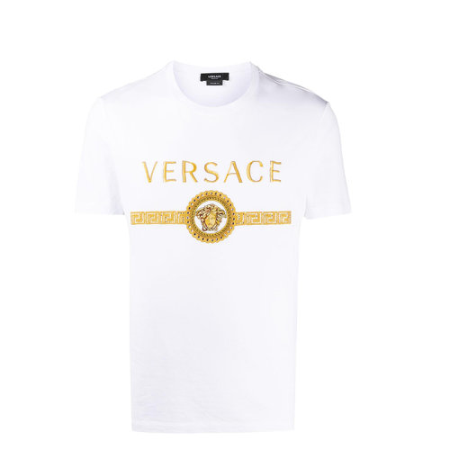 VERSACE/范思哲 白色 男士短袖T恤 A87372A228806  ca