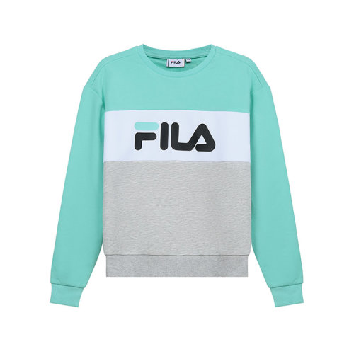 FILA/斐乐 女士棉/聚酯纤维圆领长袖卫衣运动衫 687043