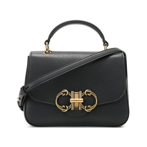 Salvatore Ferragamo/菲拉格慕 女士QUILTING TH系列牛皮Gancini手提单肩斜挎包 210988