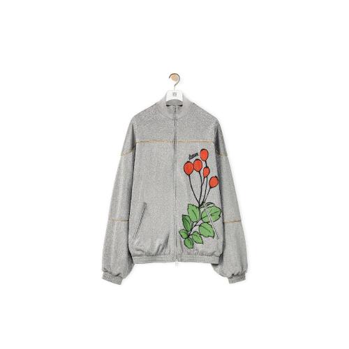  LOEWE罗意威 22年秋冬 女士 夹克 Herbarium tracksuit jacket S800Y03X07-1160