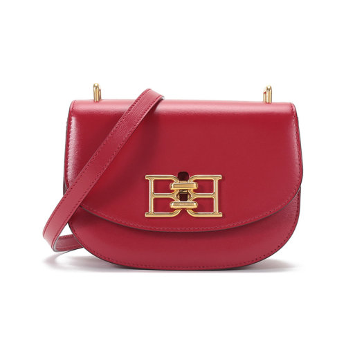 BALLY/巴利  女士迷你款皮质B-Chain单肩斜挎包手拿包 BAILY