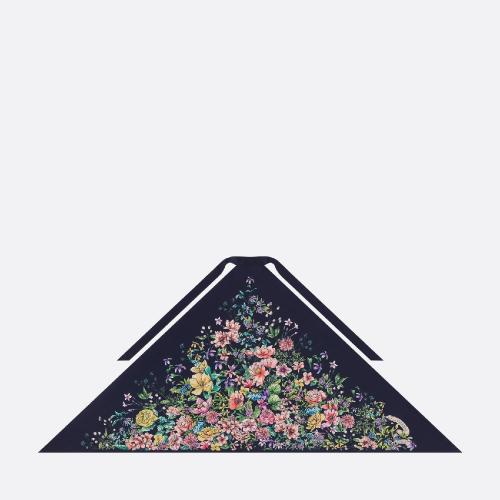  DIOR迪奥 22年秋冬 女士 背心 Dior Silk Top D-Floral 24FCO120I606_C582