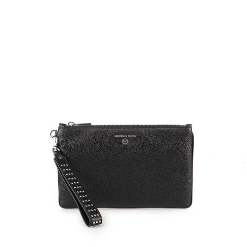 Michael Kors/迈克·科尔斯 女士 黑色皮革手拿包 32F0ST9W8I001 HJH0034C