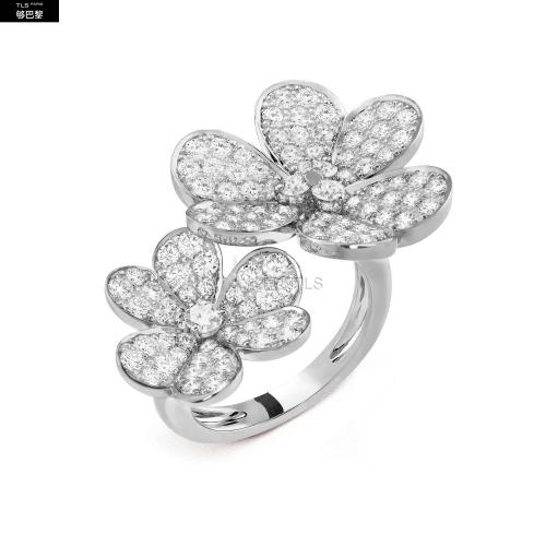 VCA梵克雅宝 22年秋冬 女士 戒指 Frivole指间戒 VCARB67500 预定商品1-3周发货