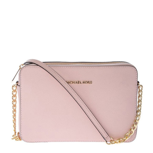 Michael Kors/迈克·科尔斯 JET SET TRAVEL系列女士纯色牛皮革单肩包斜挎包链条包小方包女包 32S4GTVC3L 多色可选