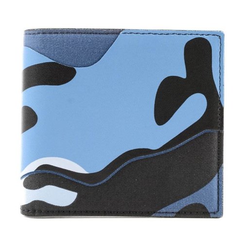 Valentino/华伦天奴 男士 迷彩色短款对折卡包钱包 QY2P0445TND NUL HJH0015X