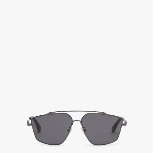  FENDI芬迪 22年秋冬 男士 太阳眼镜 黑色镀钌金属太阳镜 FOL541ALHUF0M7X