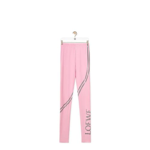  LOEWE罗意威 22年秋冬 女士 休闲裤 LOEWE leggings in polyamide and elastane S540Y27X04-71