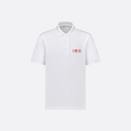  DIOR迪奥 22年秋冬 男士 短袖Polo Dior Jardin 宽松版型 Polo 衫 293J811A0455_C084