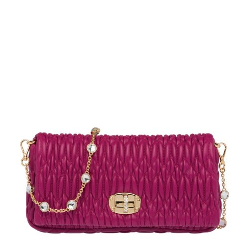  Miu Miu/缪缪 女士黑色羊皮革斜挎包 5BD417 2D21 F0002 PLSX