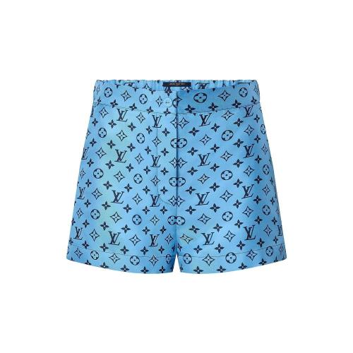  LV路易威登 22年秋冬 女士 短裤 睡衣式迷你短裤 1AAABP 1AAABQ 1AAABR 1AAABM 1AAABS 1AAABN