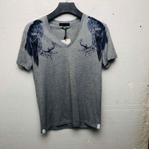 Alexander McQueen/亚历山大麦昆 灰色男士短袖T恤