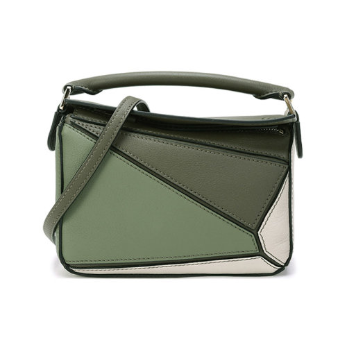 LOEWE/罗意威 女士Puzzle系列牛皮革手提单肩斜挎包迷你款 A510U95X34