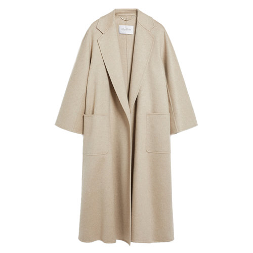 MaxMara/麦丝玛拉 22年秋冬新款 LUDMILL系列 女士沙色羊绒大衣1016052906032