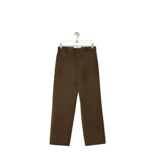  LOEWE罗意威 22年秋冬 男士 休闲裤 Workwear trousers in wool H526Y04WA0-4153