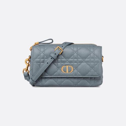  DIOR迪奥 22年秋冬 女士 单肩包 DIOR CARO 链条手袋 S5125UWHC_M81B