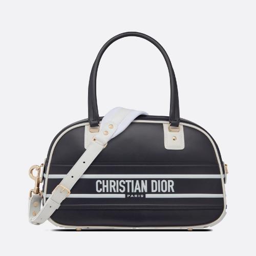  DIOR迪奥 22年秋冬 女士 手提包 中号 Dior Vibe Bowling 经典手袋 M6204OOBR_M928