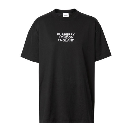 BURBERRY/博柏利刺绣徽标宽松棉质 T 恤衫女士短袖T恤 80211751