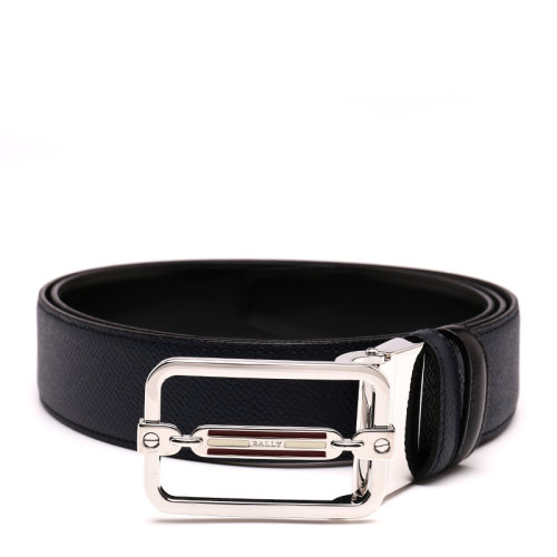 BALLY/巴利简约百搭双面用牛皮革带扣式男士腰带皮带STEFF