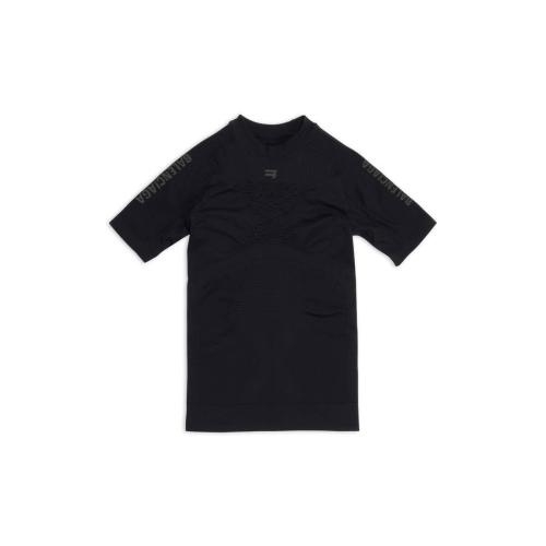  BALENCIAGA巴黎世家 22年秋冬 男士 短袖T恤 Mens Sporty B Crewneck Athletic Top in Black 7