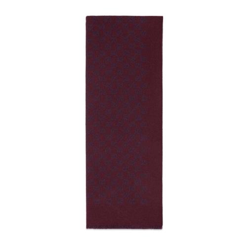  GUCCI古驰 22年秋冬 男士 双面GG提花羊毛围巾 391246 4G200 6168