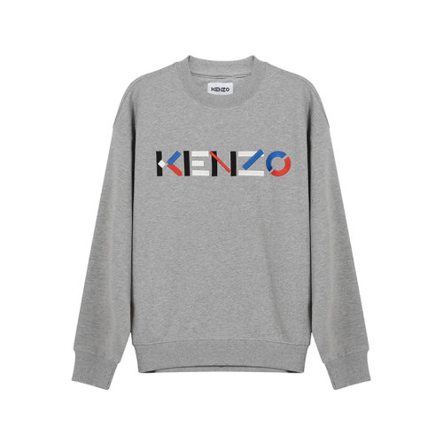 KENZO/高田贤三 男卫衣 男士棉质加绒款圆领长袖卫衣运动衫 5SW523 4MO