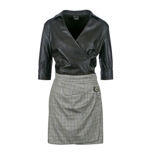 PINKO/品高 女士 服装 21春夏 拼色聚酯纤维连衣裙 女式连衣裙