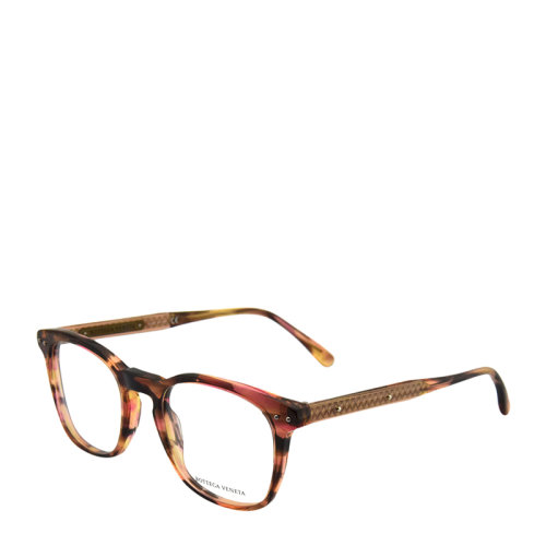 Bottega Veneta/葆蝶家 BV 男女同款时尚方形镜框平光镜近视眼镜 BV0100O多色可选