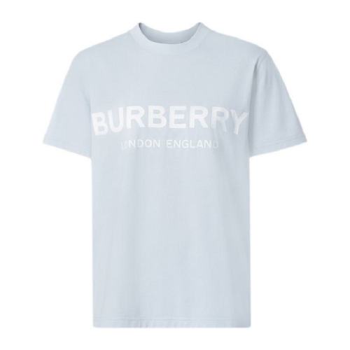  BURBERRY/博柏利 女士淡蓝色棉质短袖T恤 80212711 PLFSX